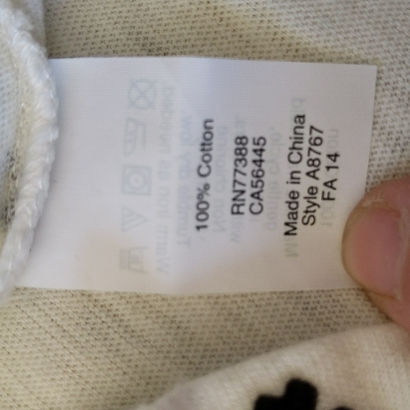 J. Crew Collector Tees Diamond SS T-shirt L Black White - Picture 3 of 13